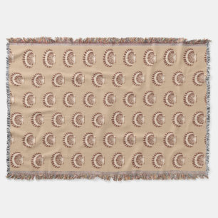 Snäckor - brun och beige filt