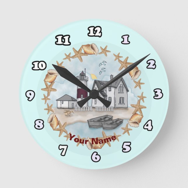 Snäckor för anslutningsfack rund klocka (Framsida)