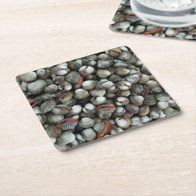 Snäckor för blodsockel underlägg papper kvadrat (Vinklad)