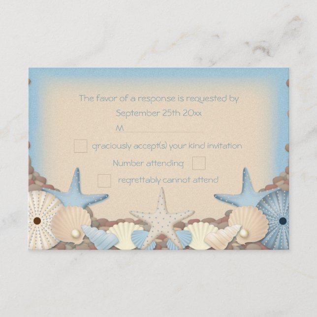 Snäckor för bröllop OSA BeSnygg Tropical Beach (Framsida)