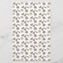 Snäckor för kustvattensfärger Skrapbokning Papper