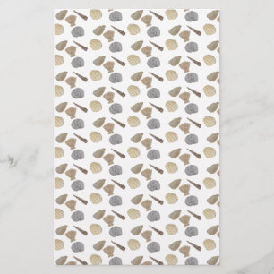 Snäckor för kustvattensfärger Skrapbokning Papper