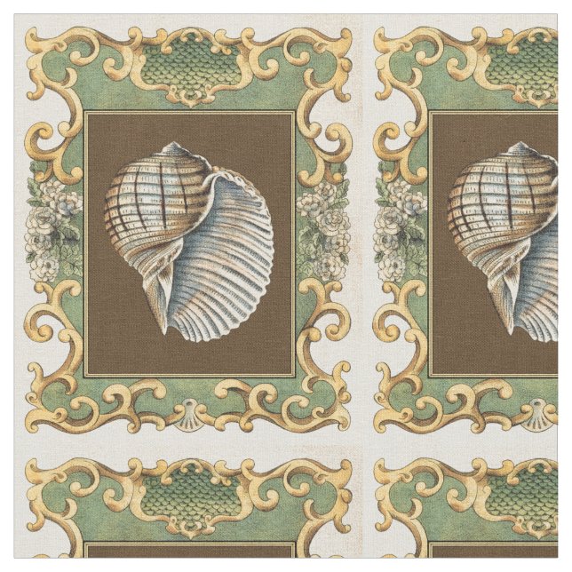 Snäckor för liten Sjöjungfru Tyg (Närbild)