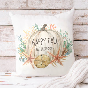 Snäckor för Lycklig Fall Pumpkin Kudde