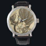 Snäckor för neutralt och korallsamling armbandsur<br><div class="desc">Gå under vattnet för att utforska havet med alla dessa olika havslevande varelser. Denna vintage biet av konst är en perfekt som tillfogas varje älskare av anemon. Få din konst utskriven idag på din produkt.</div>
