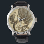 Snäckor för neutralt och korallsamling armbandsur<br><div class="desc">Gå under vattnet för att utforska havet med alla dessa olika havslevande varelser. Denna vintage biet av konst är en perfekt som tillfogas varje älskare av anemon. Få din konst utskriven idag på din produkt.</div>