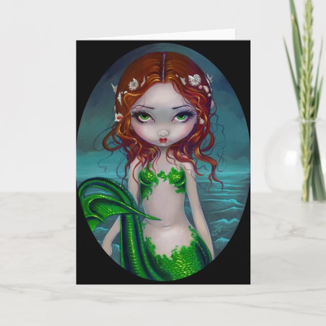 "Snäckor hälsningkort i för mitt hår" Kort (Framsida)