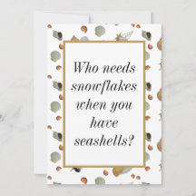 Snäckor Havsstrand, tropisk kustjul