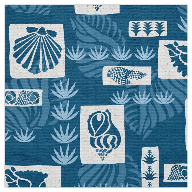 Snäckor i Kua Bay Hawaiian Undersea Tyg (Provkarta)