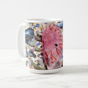 Snäckor Jellyfish Ocean Beach View Kaffemugg
