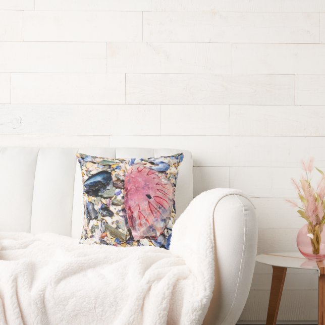 Snäckor Jellyfish Ocean Beach View Kudde (Soffa)