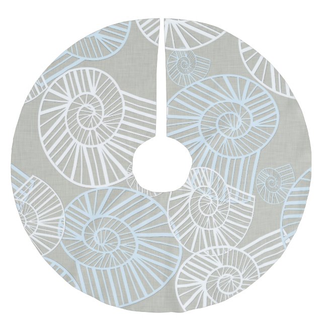 Snäckor Julgransmatta Borstad Polyester (Framsidan)