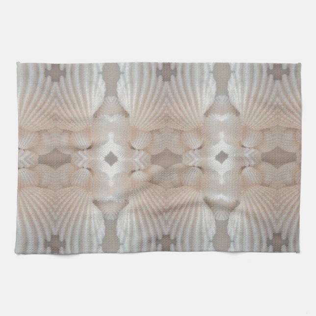 Snäckor Kärlek, romsk exotisk tropisk Möhippa Kökshandduk (Horisontell)