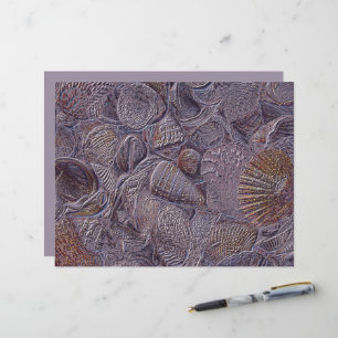 Snäckor Lila av havsbukens metalldesign