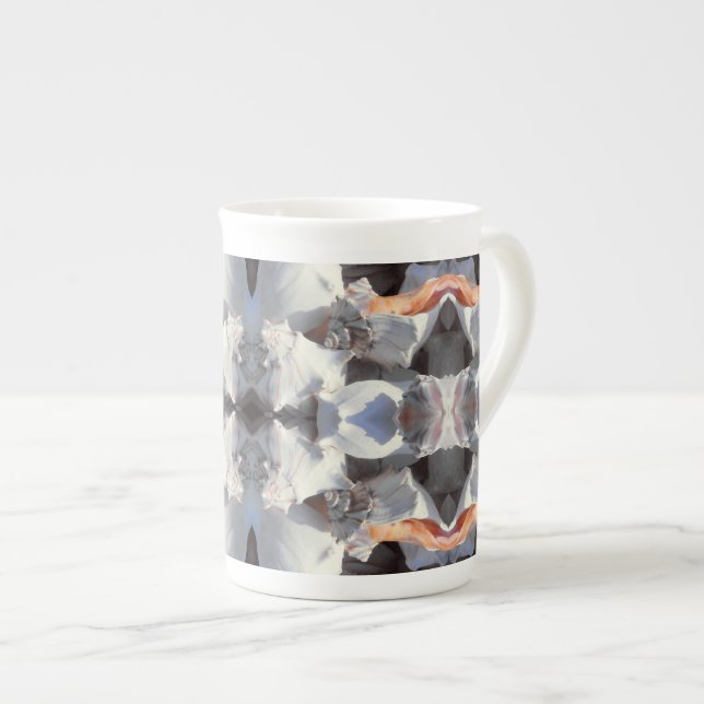 Snäckor Mönster Benporslin Mugg (Framsida höger)