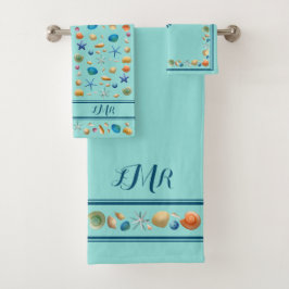 Snäckor och Rand Bath Tower Set