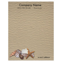 Snäckor och sandig strand