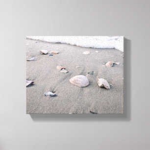 Snäckor på mark canvastryck