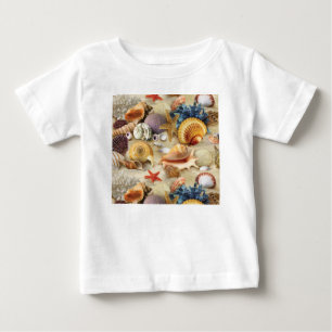 Snäckor på strand t shirt