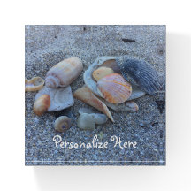 Snäckor Paradise Beach Personlig Paperweight