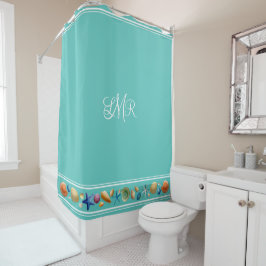Snäckor & Rand Shower Curtain