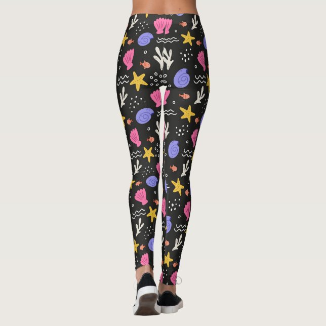 Snäckor Star Fish Leggings (Baksida)
