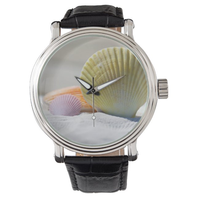 Snäckor, streck, segment armbandsur (Framsida)