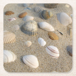 Snäckor Underlägg Papper Kvadrat