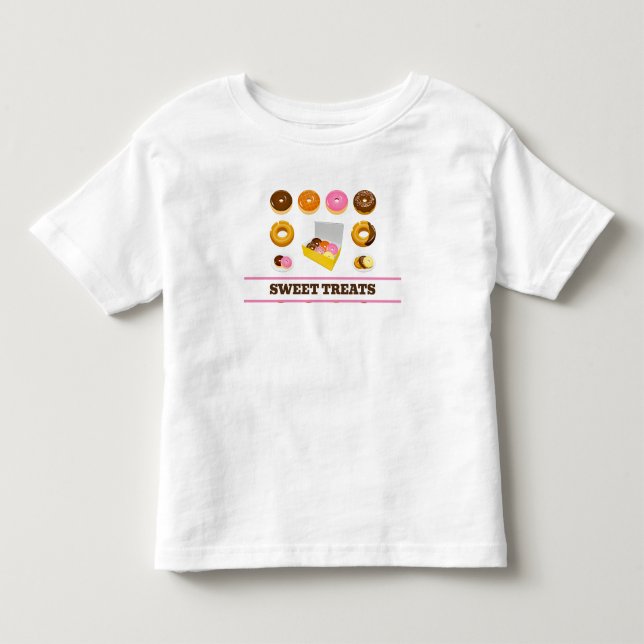 Snackordförande med Doughnut T Shirt (Framsida)