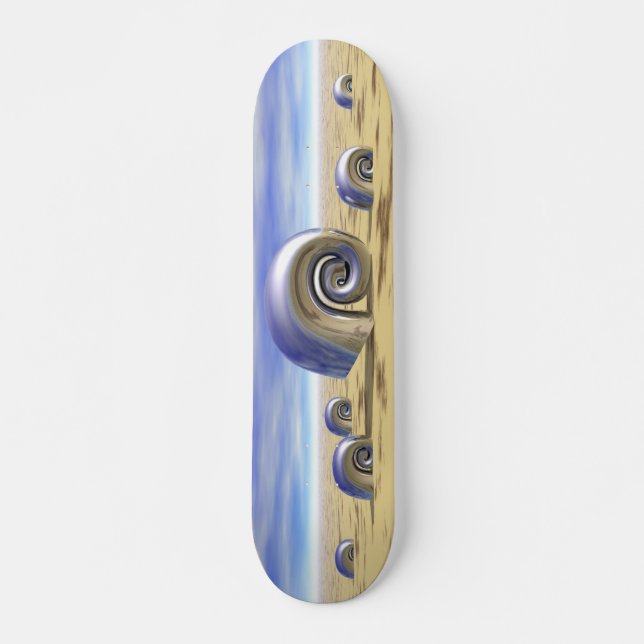 Snäckorna metall skateboard bräda 20 cm (Framsida)