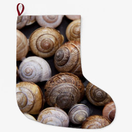 Snäckorna snigel stor julstrumpa