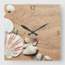 Snäckorväggen tar tid på fyrkantig klocka