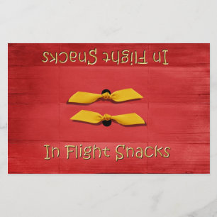 Snackpåsetoppning Flygblad