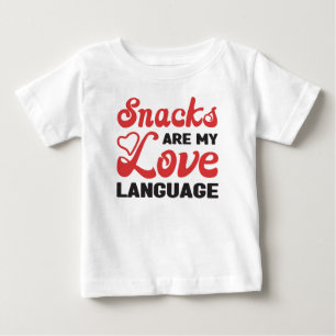 Snacks är mitt Kärlek-språk, Snacks Älskare T Shirt