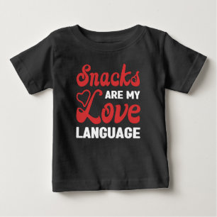Snacks är mitt Kärlek-språk, Snacks Älskare T Shirt