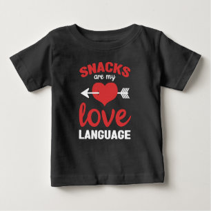 Snacks är mitt Kärlek-språk, Snacks Älskare T Shirt