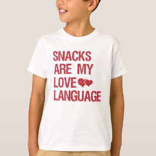 Snacks är mitt Kärlek-språk, Snacks Älskare T Shirt