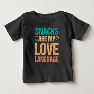 Snacks är mitt Kärlek-språk, Snacks Älskare T Shirt