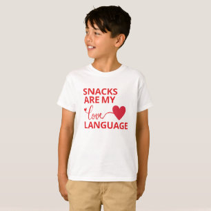 Snacks är mitt Kärlek språk T Shirt