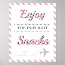 Snacks Food Bord Travel Airplane Party