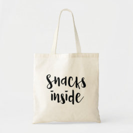 Snacks inuti - Humous Snack Älskare's Tygkasse