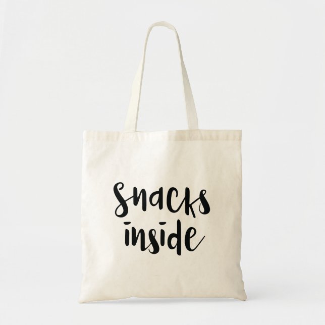 Snacks inuti - Humous Snack Älskare's Tygkasse (Framsidan)