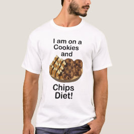 Snacks Jag är på kakor och chips-diet Roligt T Shirt
