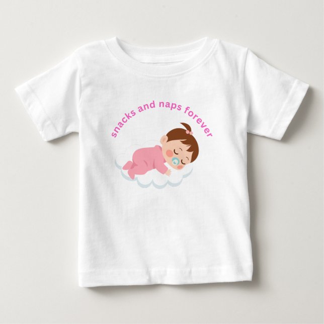 snacks och kranar t shirt (Framsida)