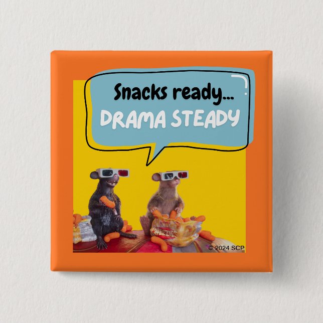 Snacks-Redo, Drama Steady Knapp (Framsida)
