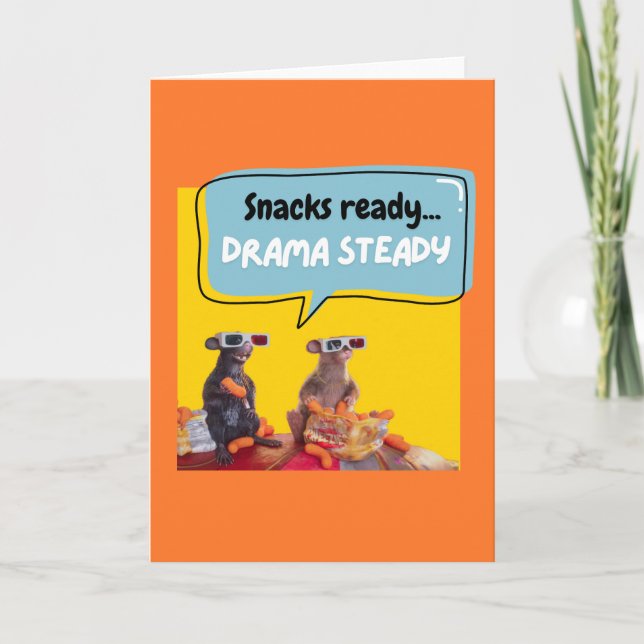 Snacks-Redo, Drama Steady Kort (Framsida)