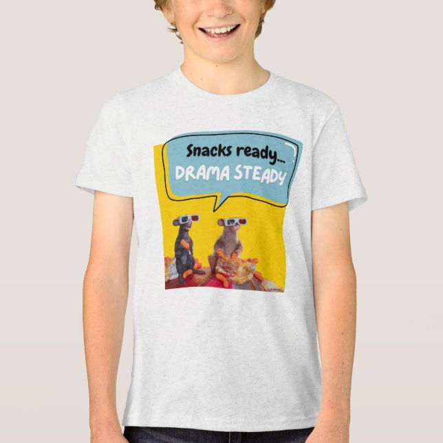 Snacks-Redo, Drama Steady T Shirt (Framsida)