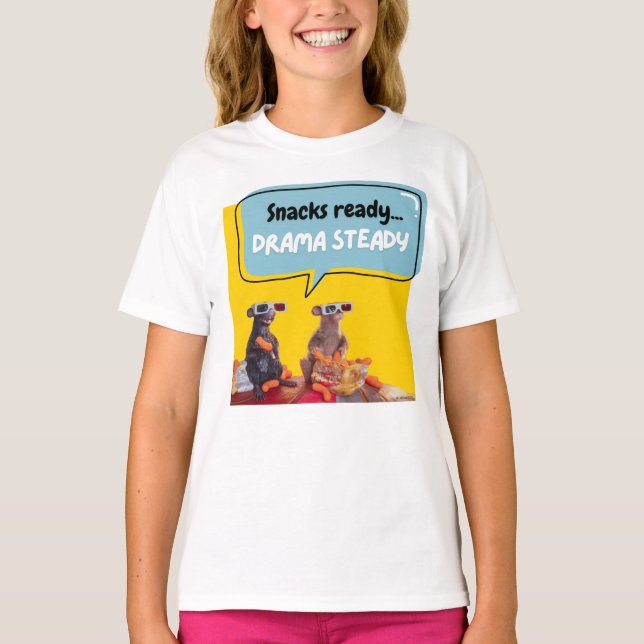 Snacks-Redo, Drama Steady T Shirt (Framsida)