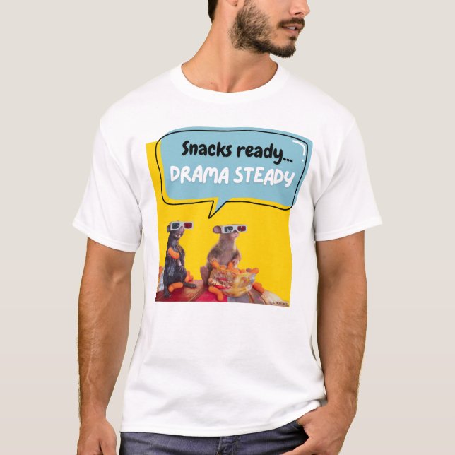 Snacks-Redo, Drama Steady T Shirt (Framsida)
