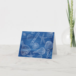 Snäckskal Notecard Kort